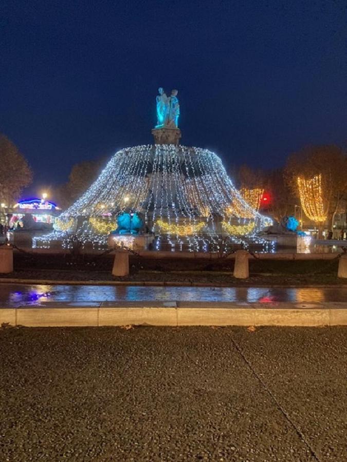 Blue Fountain Luxueux Studio Aix Centre Historique -Wifi-Smart Tv- Aix-en-Provence Bagian luar foto